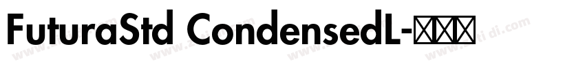 FuturaStd CondensedL字体转换